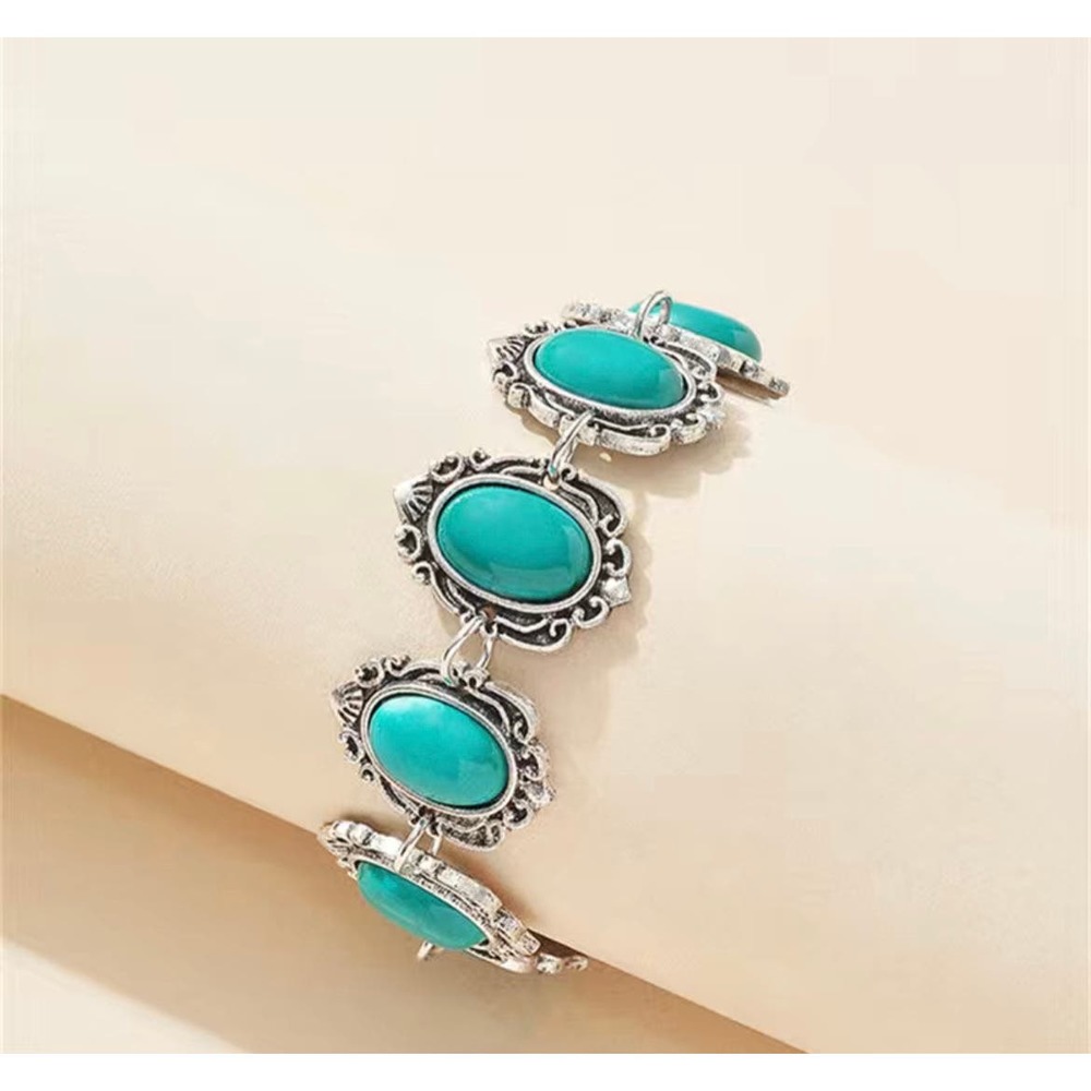 3-Piece Vintage Turquoise Bohemian Jewellery Set! Stunning set! - Picture 4 of 6